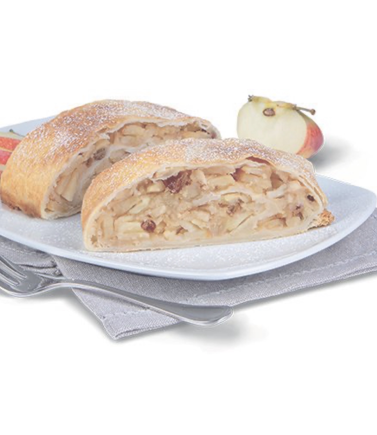 Apfelstrudel mit Vanillesauce